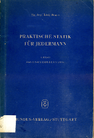 Buchcover Cover des Buches: Statik von Adolf Braun