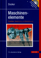 Buchcover Cover des Buches: Maschinenelemente von Decker