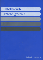 Buchcover Cover des Buches: Holland+Josenhans:Tabellenbuch Fahrzeugtechnik