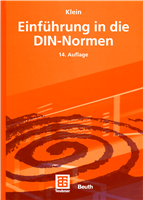 Buchcover Cover des Buches: Klein: Einführung in die DIN-Normen