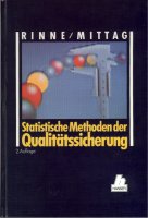Buchcover Cover des Buches: Rinne/Mittag:Statistische Methoden der Qualitätssicherung