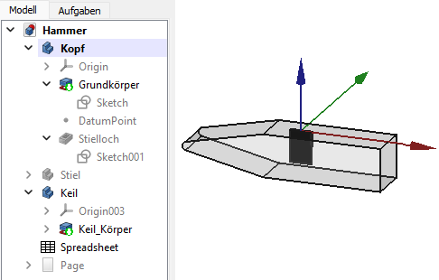 Baumansicht Screenshot Baumansicht