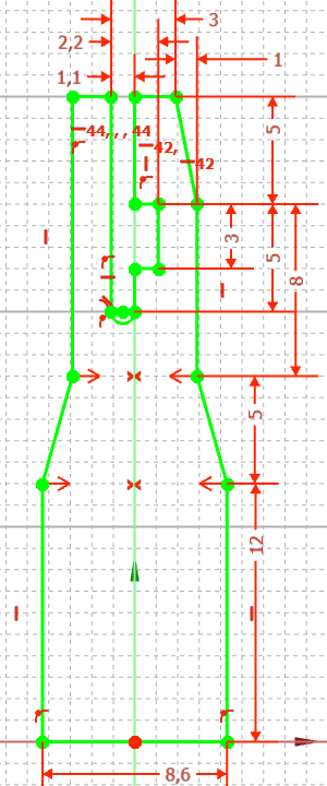 Skizze des Verbinders Screenshot der Skizze des Verbinders