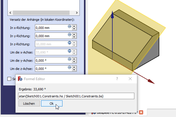 Formeleditor mit Formeln Screenshot Formeleditor mit Formeln