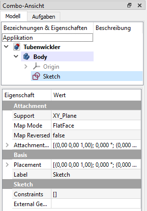 Baumansicht Screenshot der Baumansicht