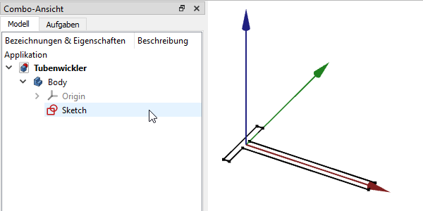 Baumansicht Sketch Screenshot Baumansicht Sketch