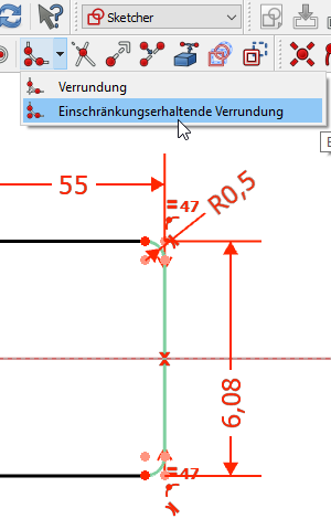 einschränkungserhaltende Verrundung Screenshot einschränkungserhaltende Verrundung