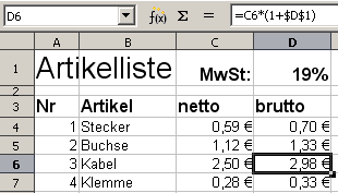 absolute Adresse Screenshot