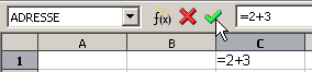 Formeleingabe Screenshot