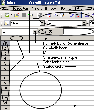 OpenCalc 2.0 Screenshot