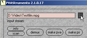 Datei öffnen bei PVAStrumento Screenshot:Datei öffnen bei PVAStrumento